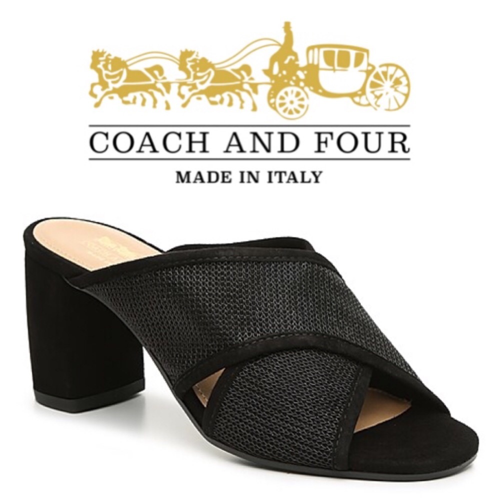 Coach Sandals • Cinzia in Black Size 8